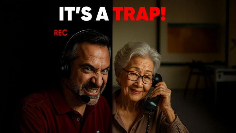 Sneaky insurance adjuster on a recorded line with a vulnerable old woman for car accident insurance claim | Daniel Stark Injury Lawyers
