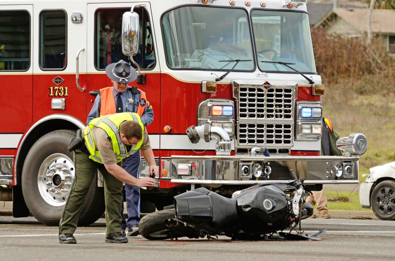 Motorcycle Crash Image