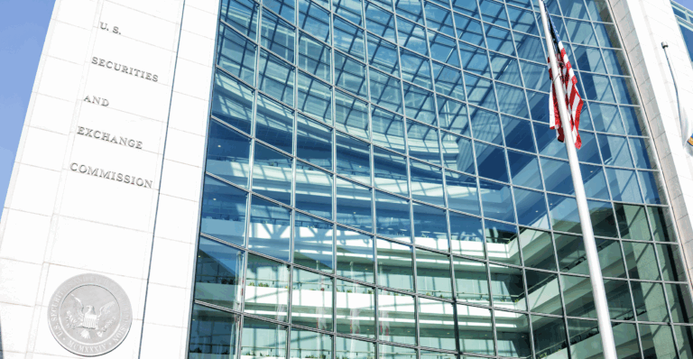 A photo taken during the day out front of the U.S. Securities and Exchange Commission | Daniel Stark Law