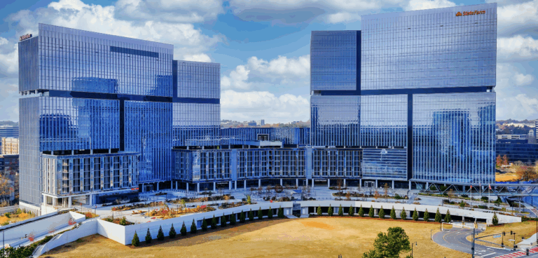 State Farm Insurance building with glass windows | Daniel Stark Law