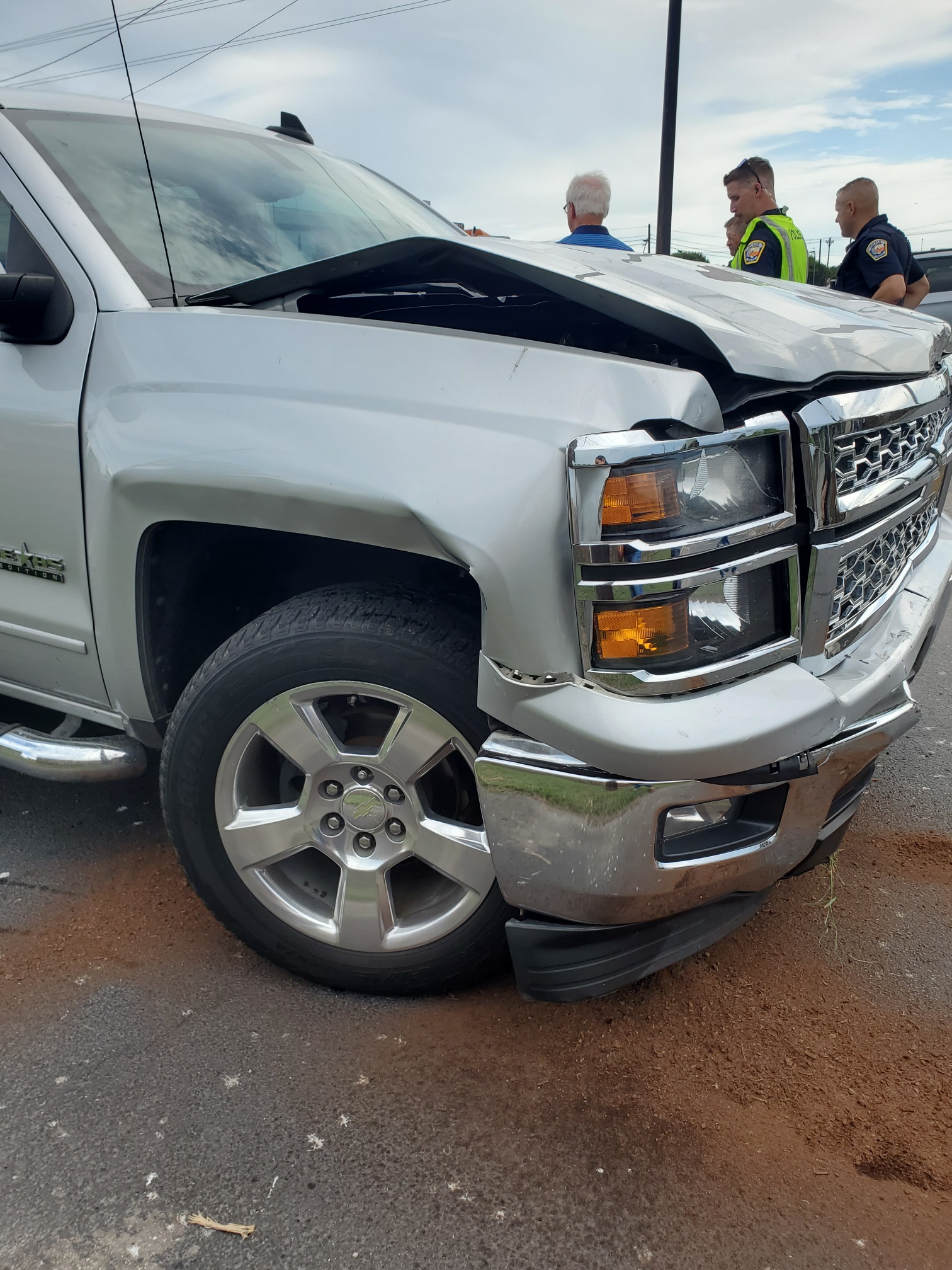 Property damage from the truck accident that led to our client’s $2.5M recovery | Daniel Stark Law