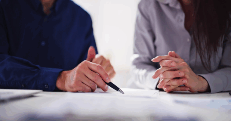 Attorney and client preparing for upcoming mediation meeting | Daniel Stark Injury Lawyers