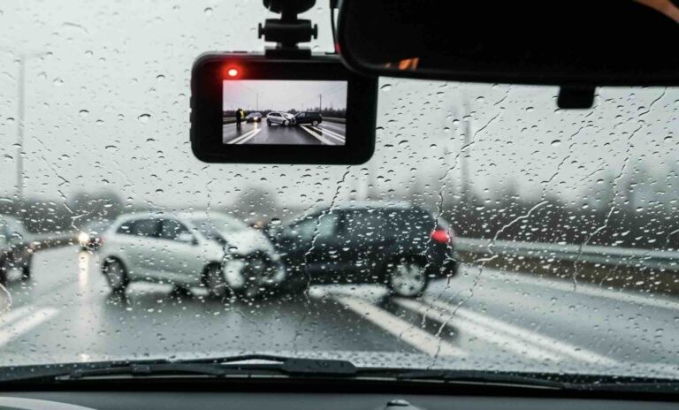 Dashcam footage captures car accident on highway | Daniel Stark Injury Lawyers